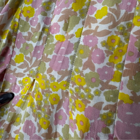 Anthropologie x Faithfull The Brand Aya Pleated Midi Skirt Cuesta 10 - Picture 11 of 16